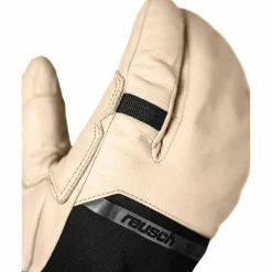 Reusch Skihandschuhe|Snowboarding<· Duality R-WOOL Lobster 9002 tan / black