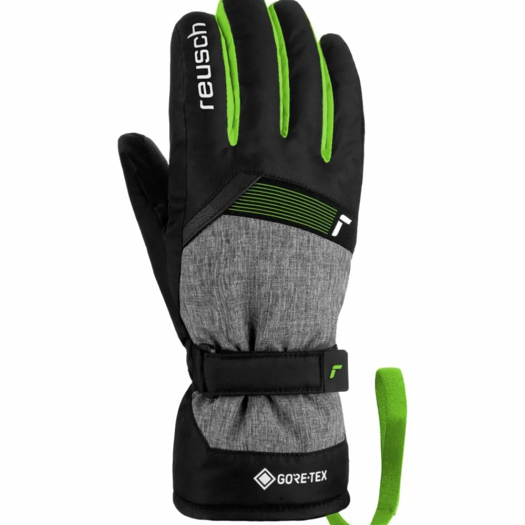 Reusch Snowboarding|Handschuhe<· Flash GORE-TEX Junior 7679 blck/blck mel/neon green