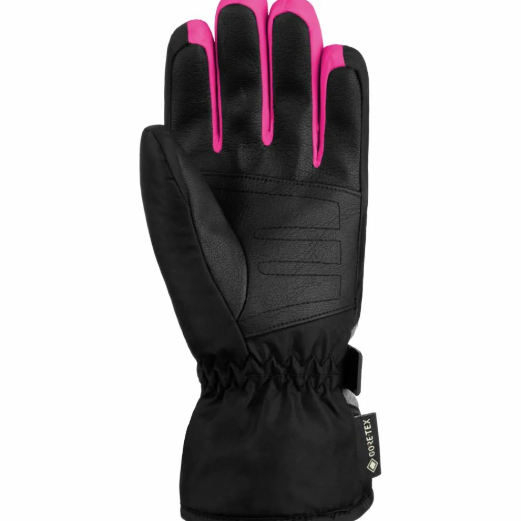 Reusch Skihandschuhe|Ski<· Flash GORE-TEX Junior 7771 blck/blck melang/pink glo