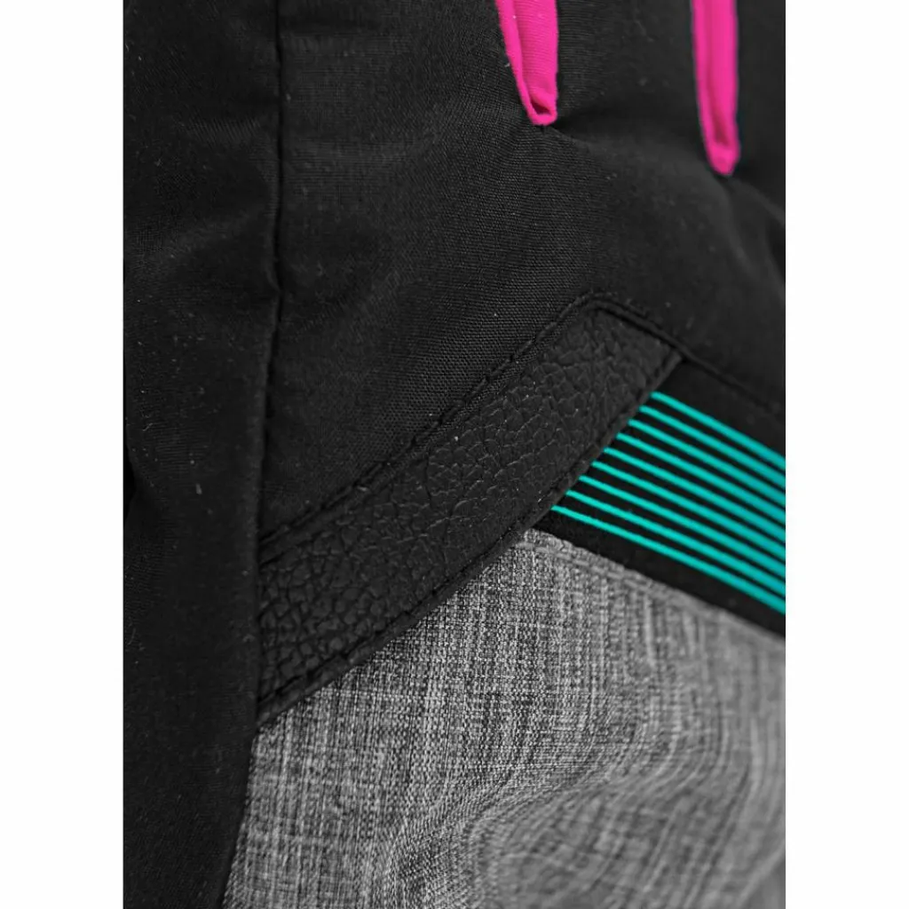 Reusch Skihandschuhe|Ski<· Flash GORE-TEX Junior 7771 blck/blck melang/pink glo