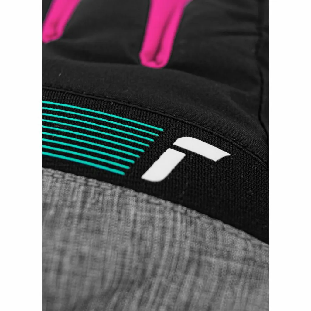 Reusch Skihandschuhe|Ski<· Flash GORE-TEX Junior 7771 blck/blck melang/pink glo