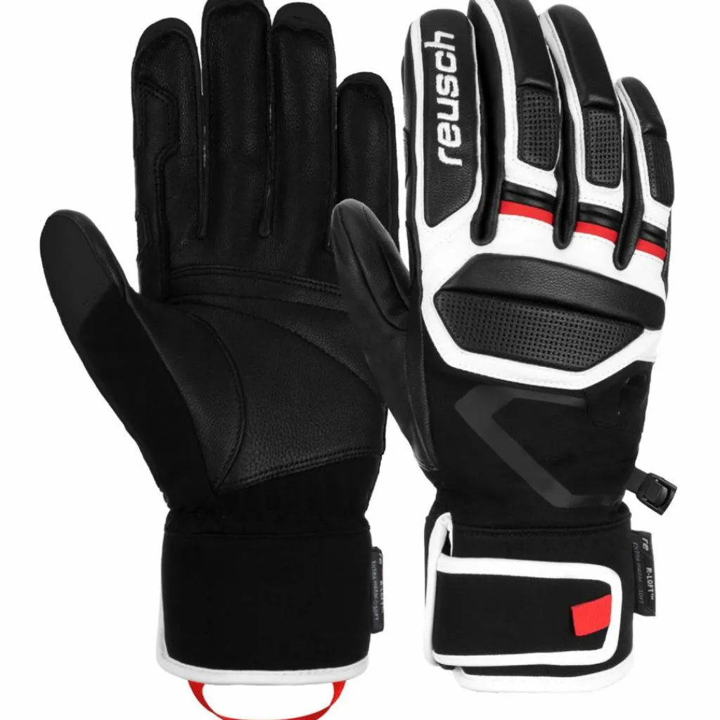 Reusch Skihandschuhe|Snowboarding<· Pro RC 7745 black/white/fire red