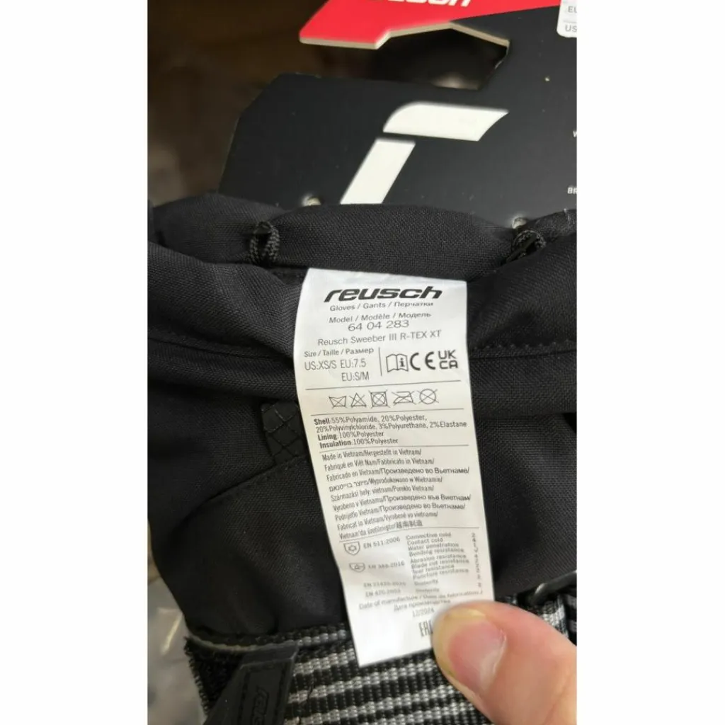 Reusch Snowboarding|Skihandschuhe<· Sweeber III R-TEX® XT 7721 black/black melange