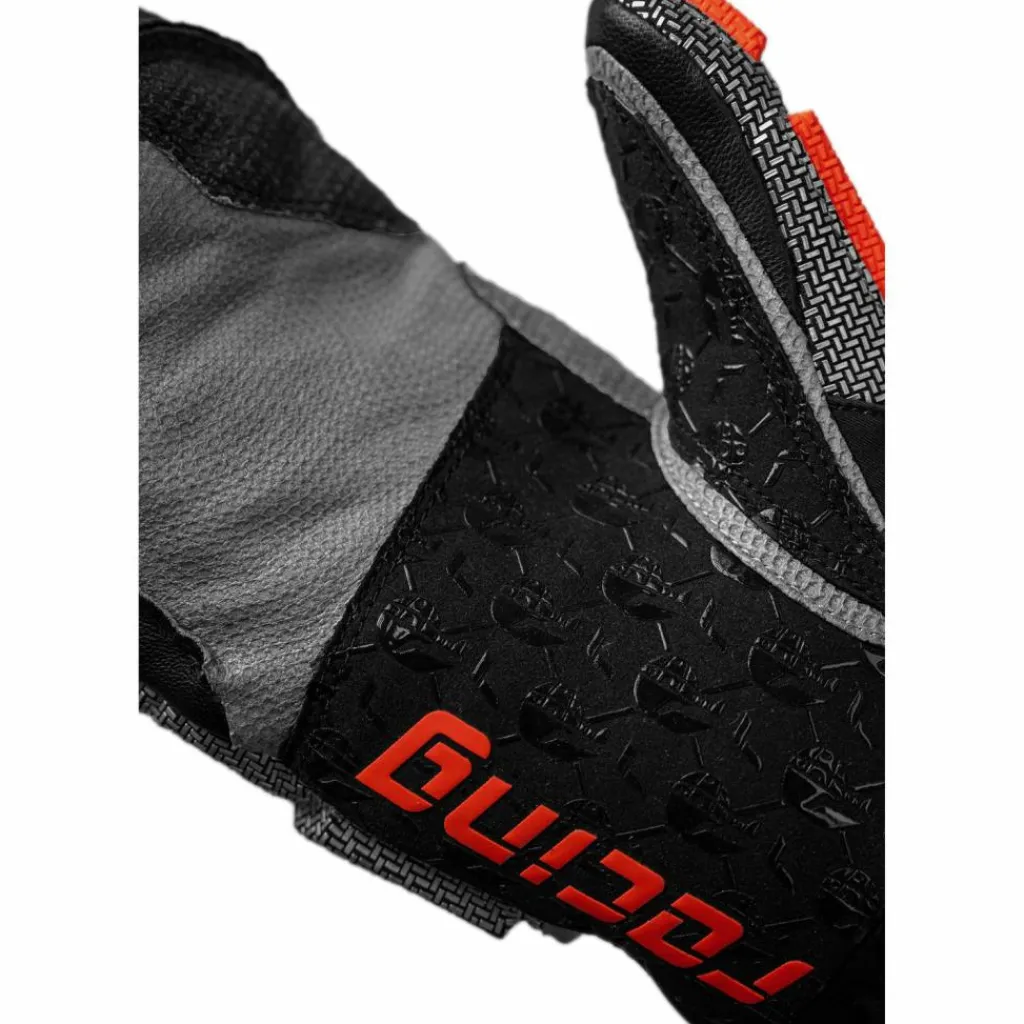Reusch Skihandschuhe|Snowboarding<· Worldcup Warrior Mitten 7588 blck/silver/fluo red
