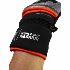 Reusch Skihandschuhe|Snowboarding<· Worldcup Warrior Mitten 7588 blck/silver/fluo red