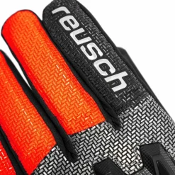Reusch Snowboarding|Ski<· Worldcup Warrior R-TEX® XT Junior 7588 blck/silver/fluo red