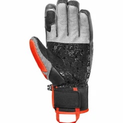 Reusch Skihandschuhe|Snowboarding<· Worldcup Warrior SC 7588 blck/silver/fluo red