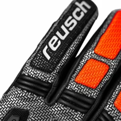 Reusch Skihandschuhe|Snowboarding<· Worldcup Warrior SC 7588 blck/silver/fluo red