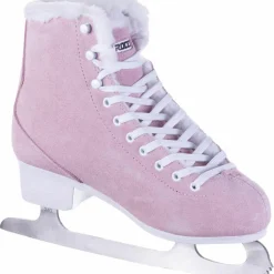ROCES Eislaufen<· SUEDE ECO-FUR pink-white