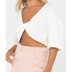Hot · SOMEWHERE TWISTED REVERSIBLE TOP Damen Tops & Tanks