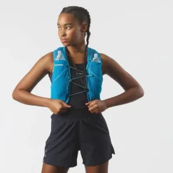 Salomon Trailrunning|Trailrunning<· ACTIVE SKIN 8 SET blue danube-blue curacao