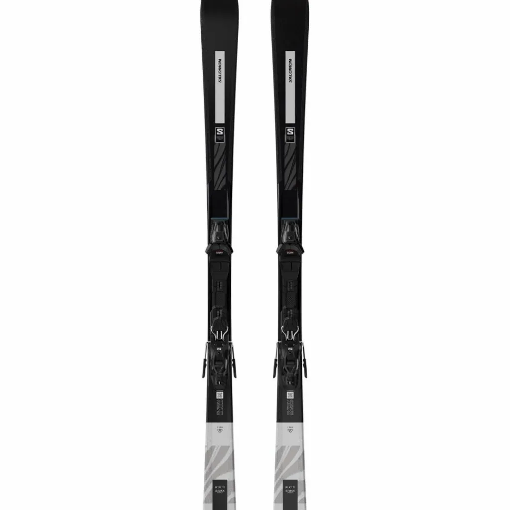 Salomon Ski|Ski<· E S/MAX W X7 Ti + M10 GW L80 24/25 grey-white-black