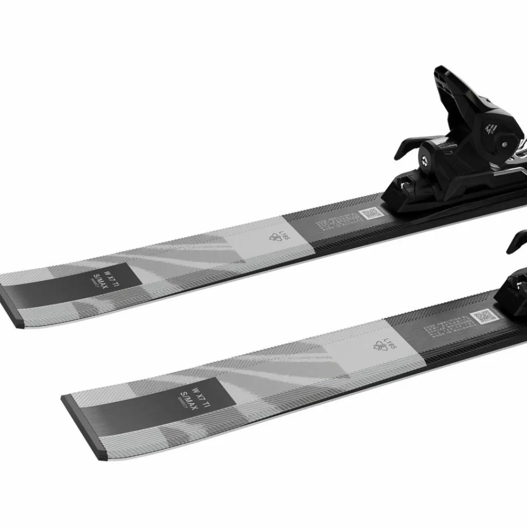 Salomon Ski|Ski<· E S/MAX W X7 Ti + M10 GW L80 24/25 grey-white-black
