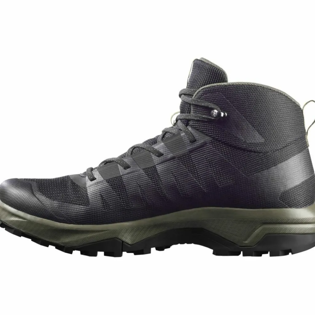 Salomon Wanderschuhe<· EXTEND 2 MID black-olive night-willow