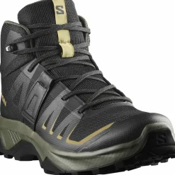 Salomon Wanderschuhe<· EXTEND 2 MID black-olive night-willow