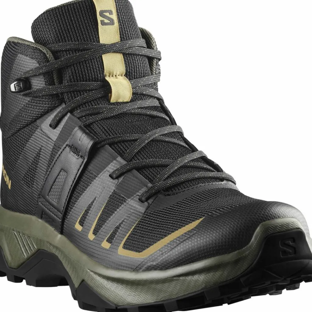 Salomon Wanderschuhe<· EXTEND 2 MID black-olive night-willow
