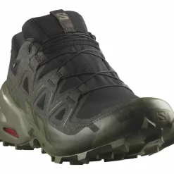 Salomon Trailrunning|Trailrunning<· GTX SPEEDCROSS 6 GTX black-peat-deep lichen green