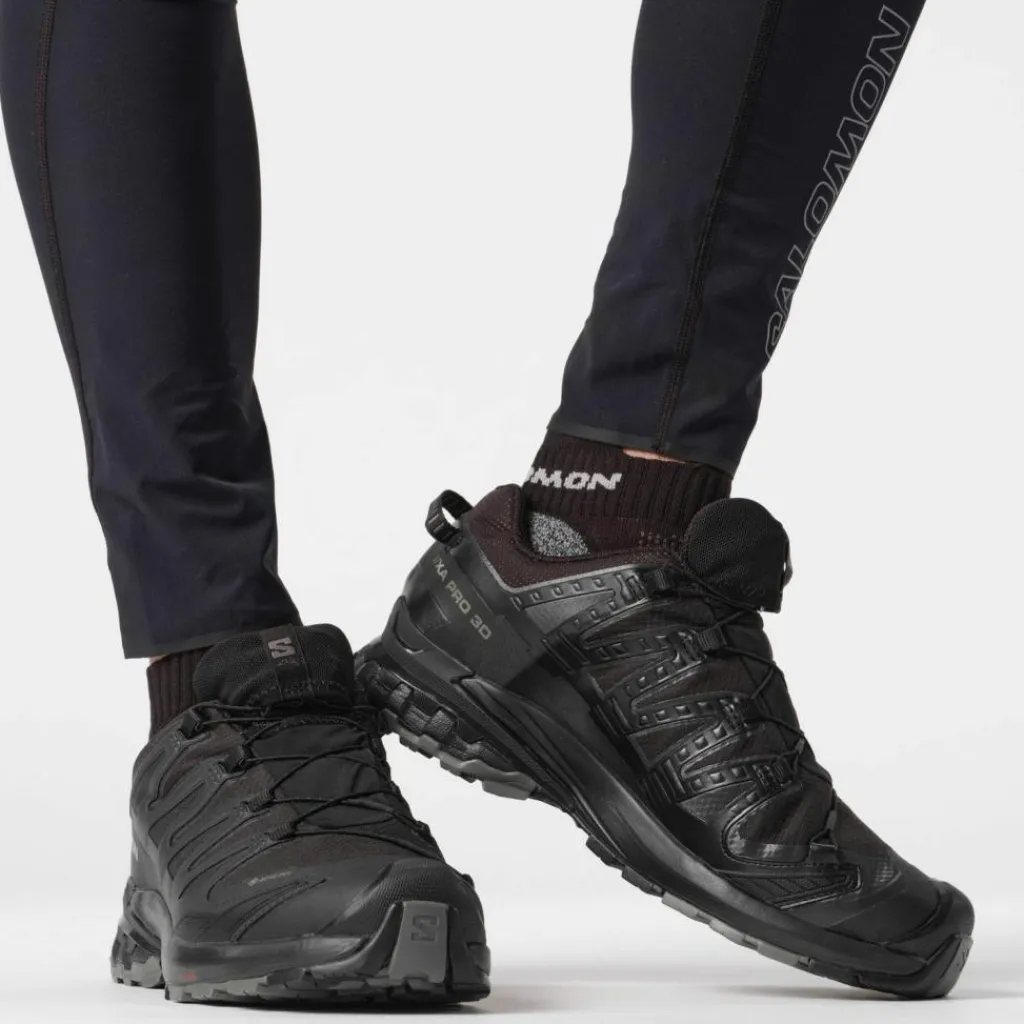 Salomon Wanderschuhe|Nordic Walking<· GTX XA PRO 3D V9 WIDE black-phantom-pewter