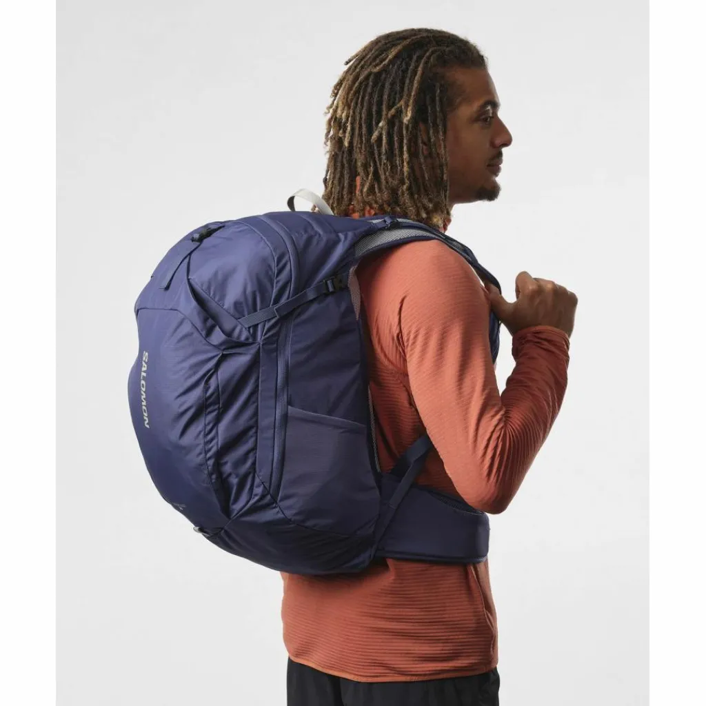 Salomon Wanderrucksäcke<· Rucksack TRAILBLAZER 30 mazarine blue-ghost gray