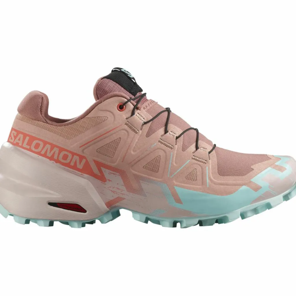 Salomon Trailrunning|Trailrunning<· SPEEDCROSS 6 mahogany rose-hushed violet-iced aqua