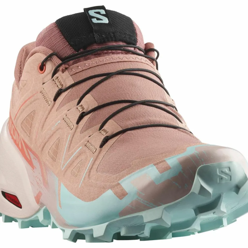 Salomon Trailrunning|Trailrunning<· SPEEDCROSS 6 mahogany rose-hushed violet-iced aqua
