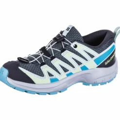 Salomon Wanderschuhe<· XA PRO V8 north atlantic-metal-blue curacao