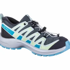 Salomon Wanderschuhe<· XA PRO V8 north atlantic-metal-blue curacao