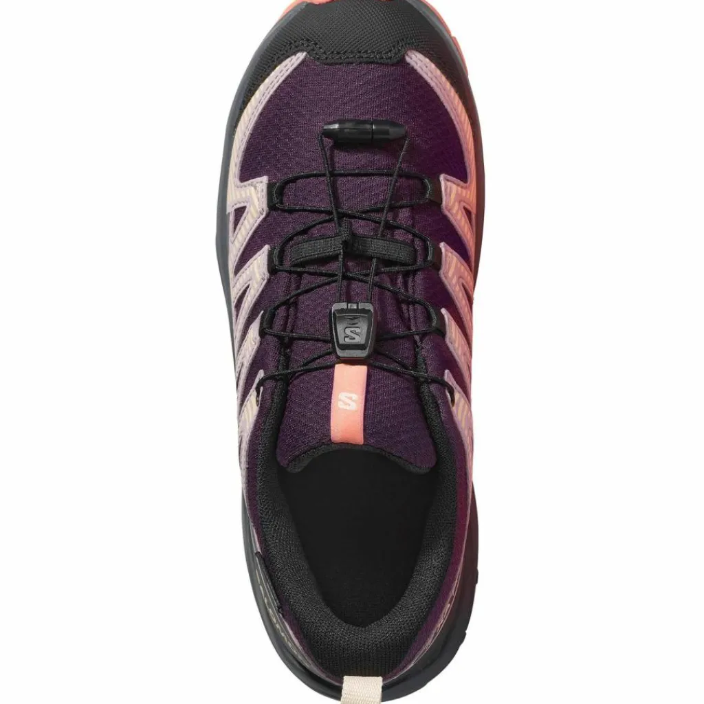 Salomon Wandern|Wanderschuhe<· XA PRO V8 WP plum kitten-turbulence-fusion coral