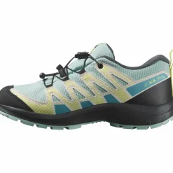 Salomon Wanderschuhe<· XA PRO V8 WP tanager turquoise-india ink-sunny lime
