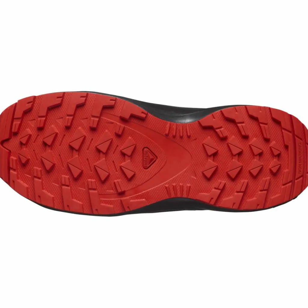 Salomon Wanderschuhe<· XA PRO V8 WP lapis blue-black-fiery red