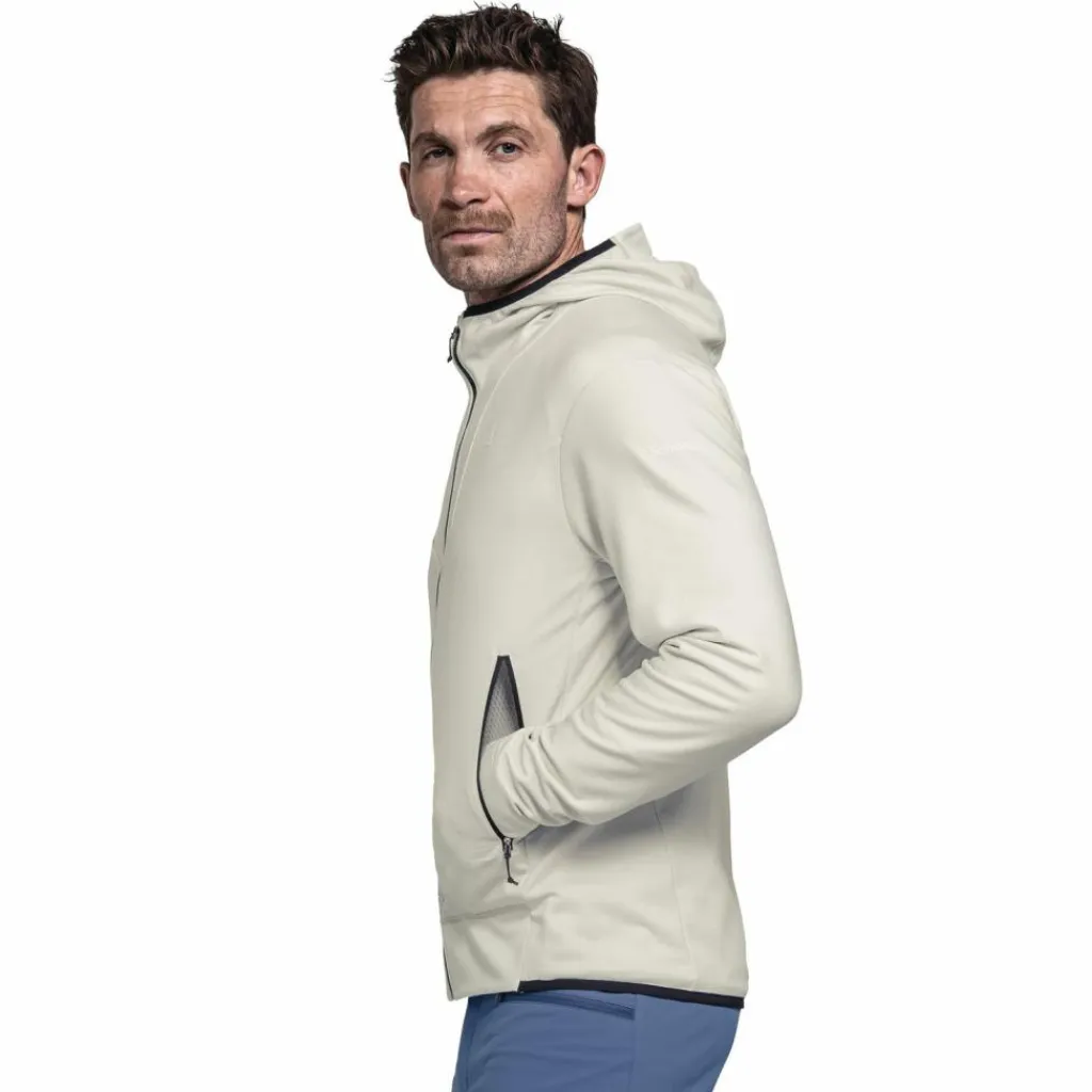 Schöffel Skitouren|Klettern<· Mountain Fleece Hoody Style Blaueis MNS 9040 - natur