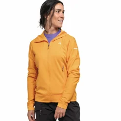 Schöffel Klettern|Fleecejacken<· Mountain Fleece Hoody Style Blaueis WMS 5405 - orange