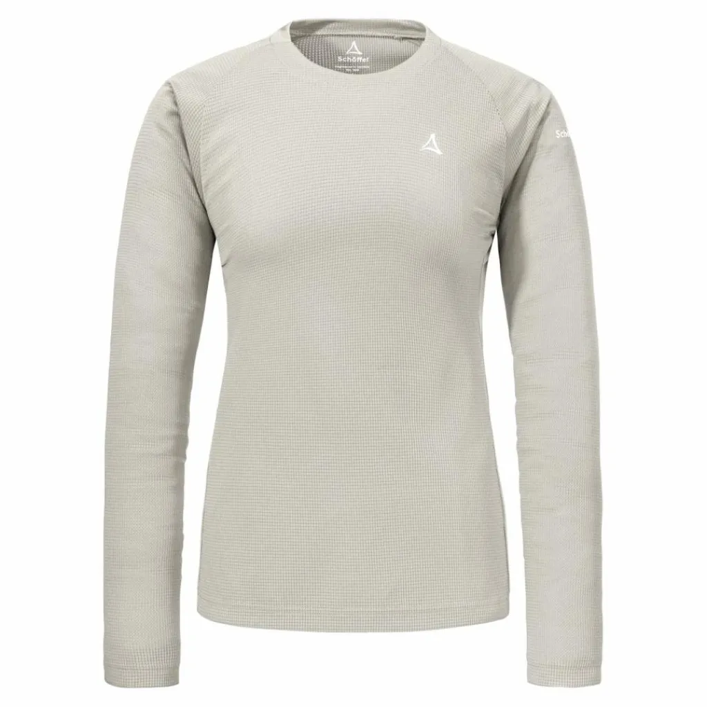 Schöffel Skitouren<· Mountain Longsleeve Style Blaueis WMS 9040 - natur