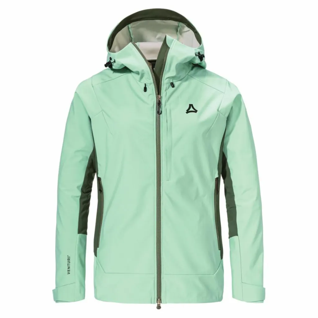Schöffel Klettern|Regenjacken<· Mountain Softshell Jk Style Milagle WMS 6305 - grün