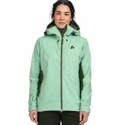 Schöffel Klettern|Regenjacken<· Mountain Softshell Jk Style Milagle WMS 6305 - grün