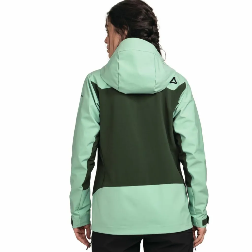 Schöffel Klettern|Regenjacken<· Mountain Softshell Jk Style Milagle WMS 6305 - grün