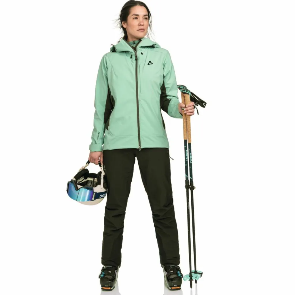 Schöffel Klettern|Regenjacken<· Mountain Softshell Jk Style Milagle WMS 6305 - grün