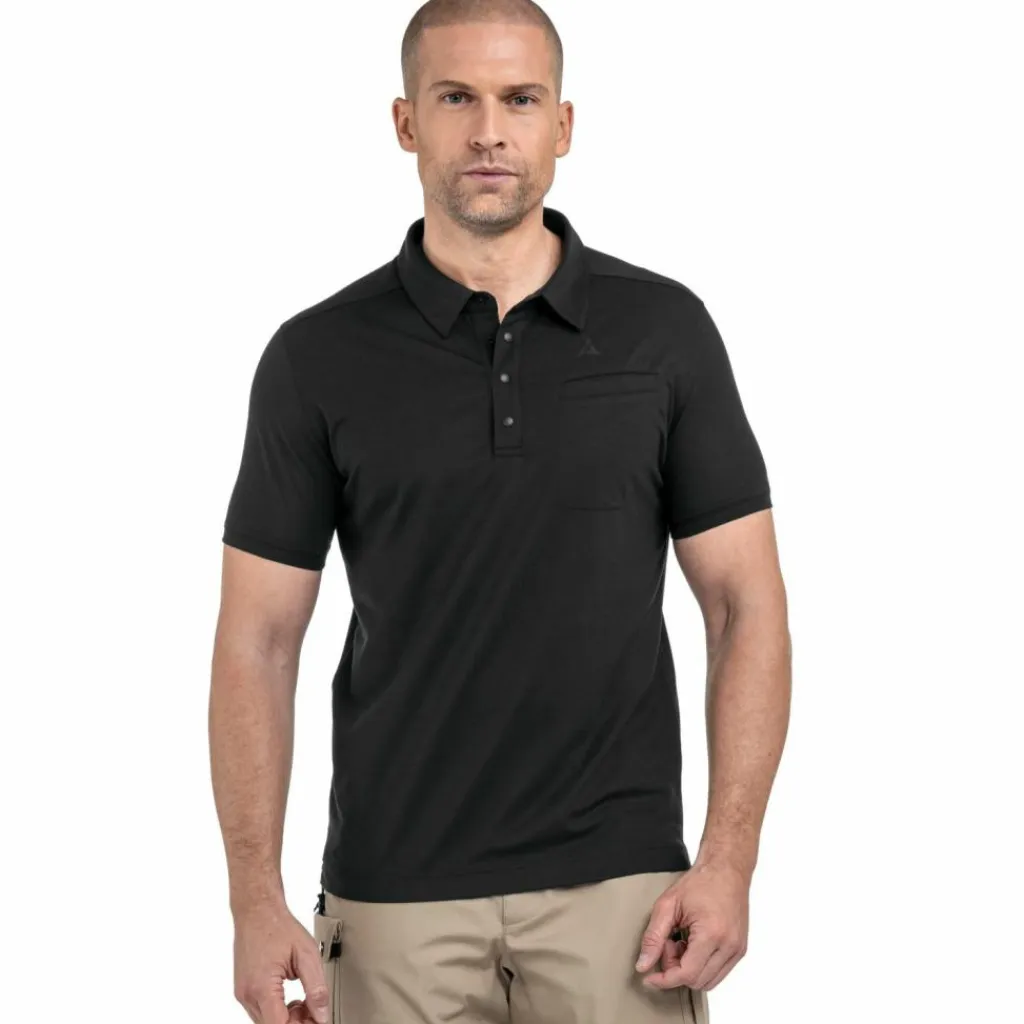Schöffel Klettern & Bouldern|Klettern<· Polo Shirt Ramseck M black