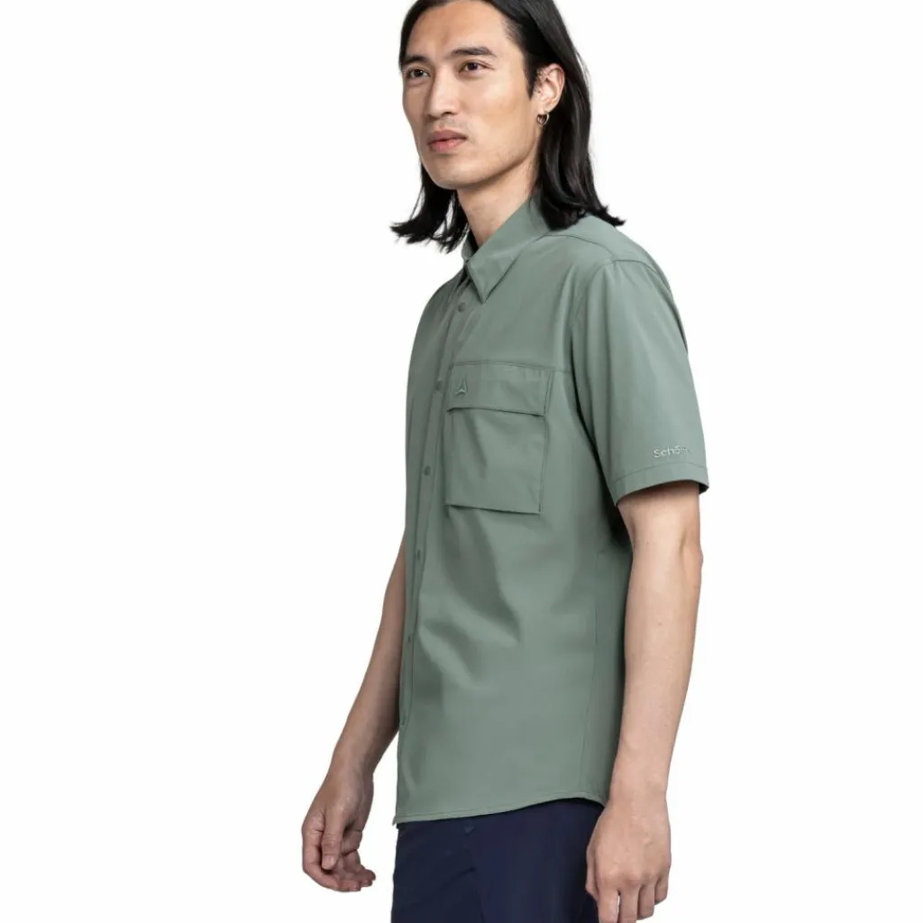 Schöffel Klettern & Bouldern|Klettern<· Shirt Style Dooser MEN 9405 - grau