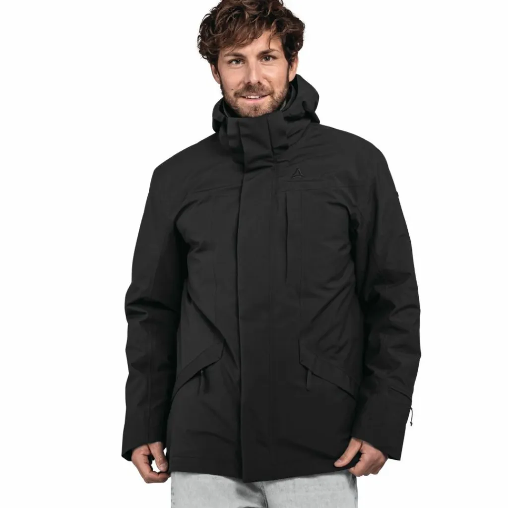 Schöffel Winterjacken<· Urban 3in1 Parka Style Borkol MNS black