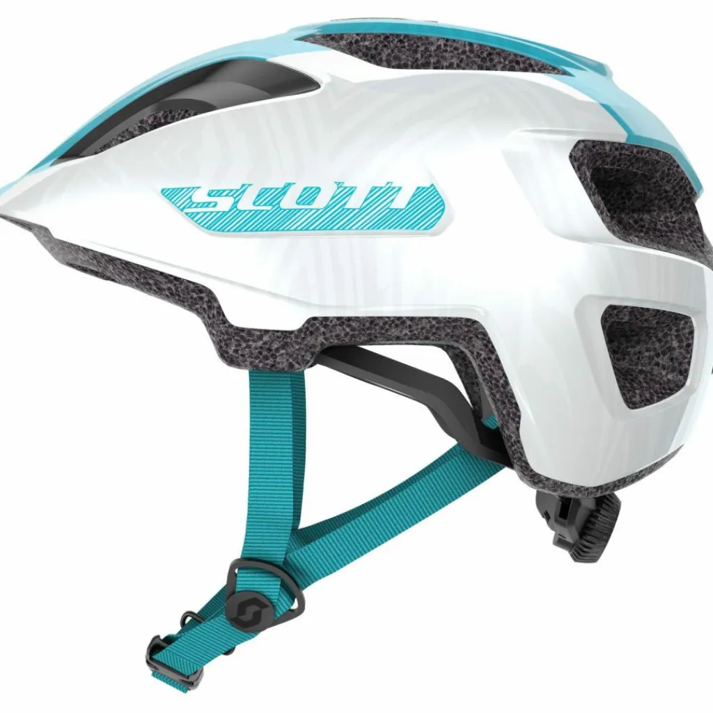 SCOTT Fahrradhelme|Radsport<· Spunto Junior (CE) pearlwhite-breezeblue