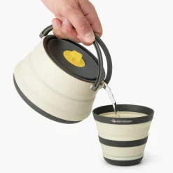 Sea to Summit Campingzubehör|Campingzubehör<· Frontier UL Collapsible Kettle bone white