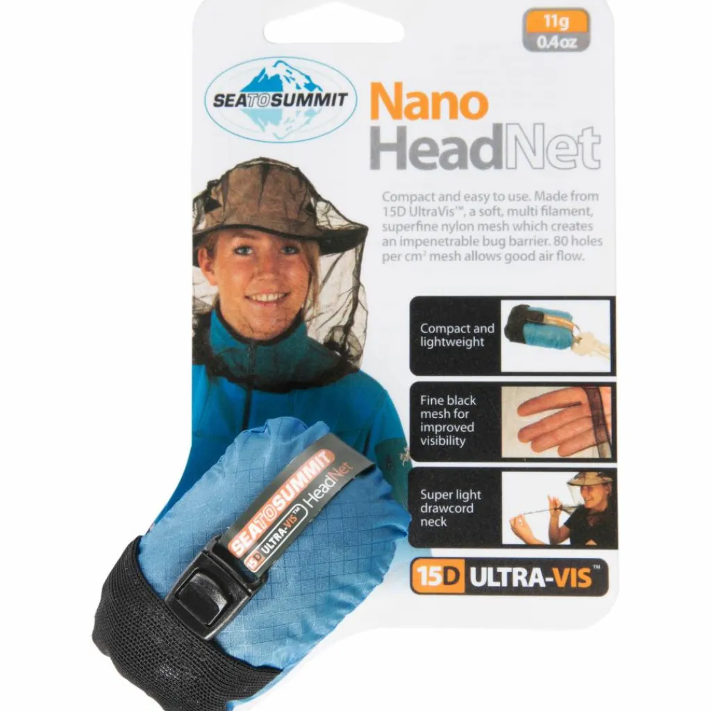 Sea to Summit Campingzubehör|Campingzubehör<· Insektenschutz Kopfnetz Nano Mosquito -