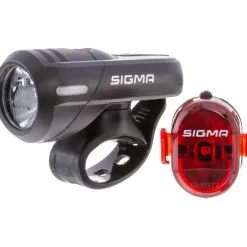 SIGMA Fahrradbeleuchtung<· AURA 45 USB NUGGET II RL K-SET black