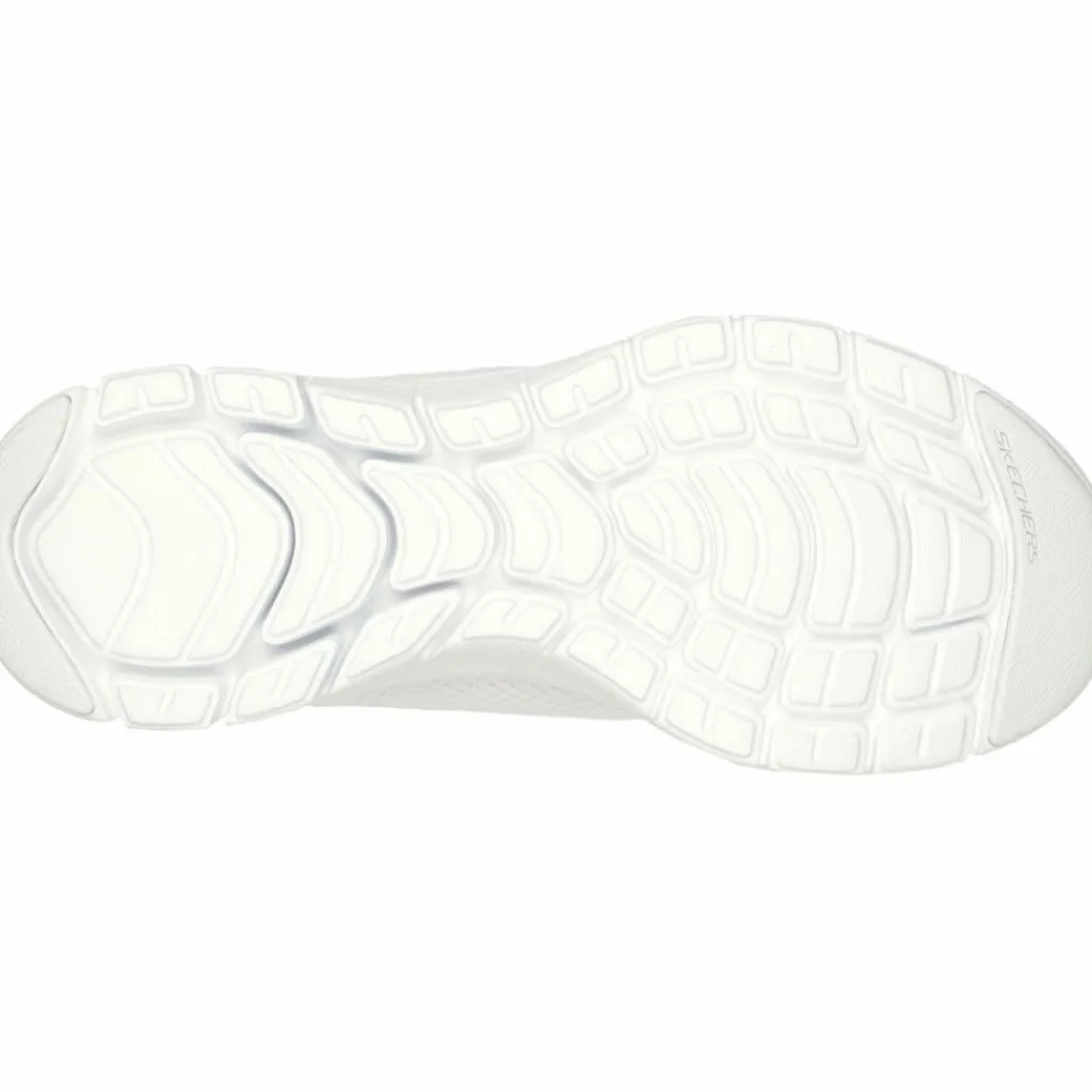 Skechers Sneaker|Fitnessschuhe<· Flex Appeal 4.0 white mesh - trim