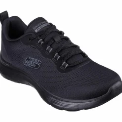 Skechers Streetwear|Sneaker<· Flex Appeal 5.0 black mesh-gray trim