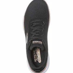 Skechers Sneaker<· Flex Appeal 5.0 black mesh-rose gold trim