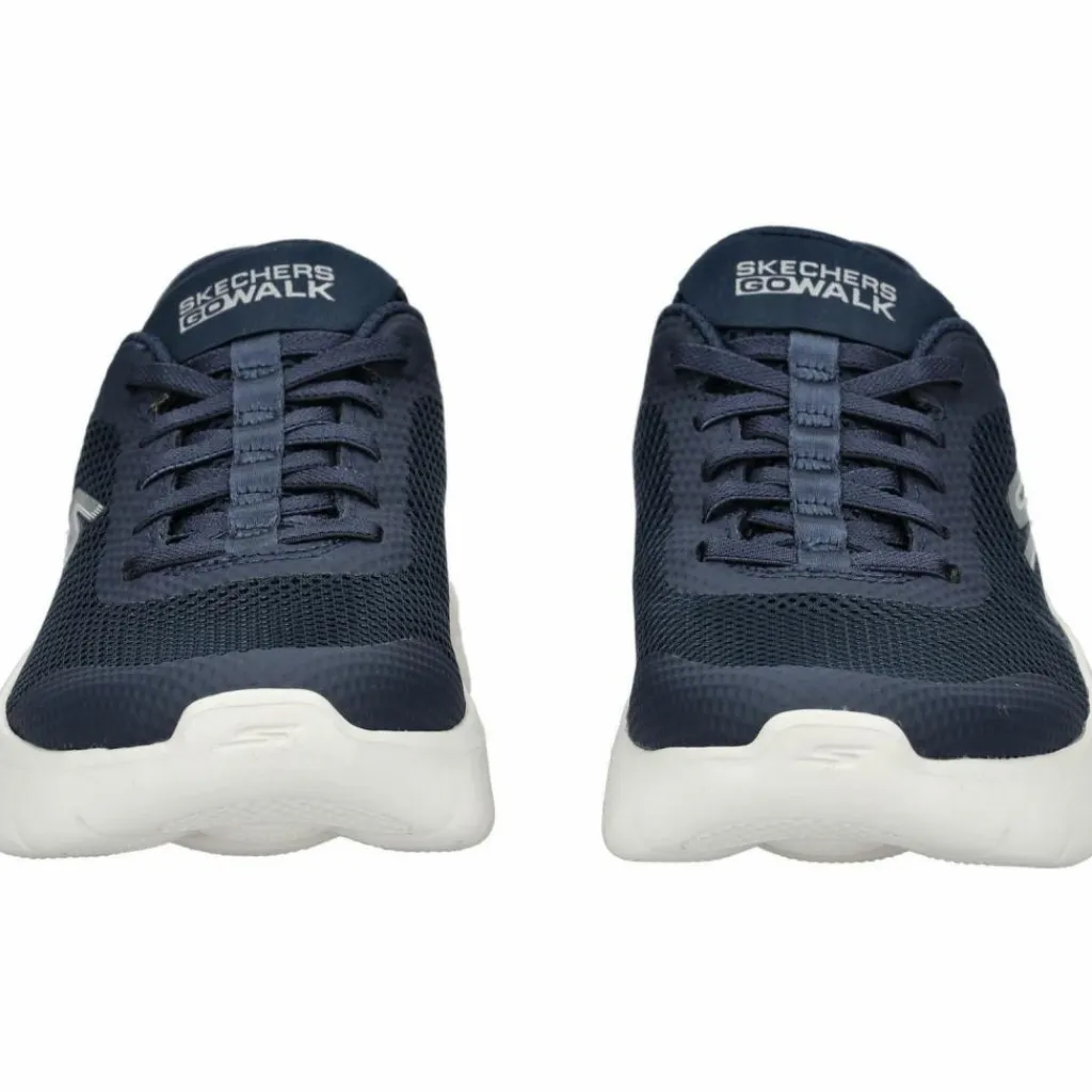Skechers Streetwear|Sneaker<· Go Walk Flex navy textile-white trim