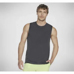 Skechers Tops & Tanks<· GODRI CHARGE MUSCLE TANK Dunkelgrau / Schwarz