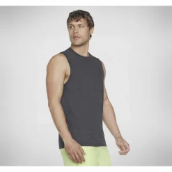Skechers Tops & Tanks<· GODRI CHARGE MUSCLE TANK Dunkelgrau / Schwarz